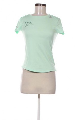 Damski T-shirt Adidas, Rozmiar XS, Kolor Zielony, Cena 62,07 zł