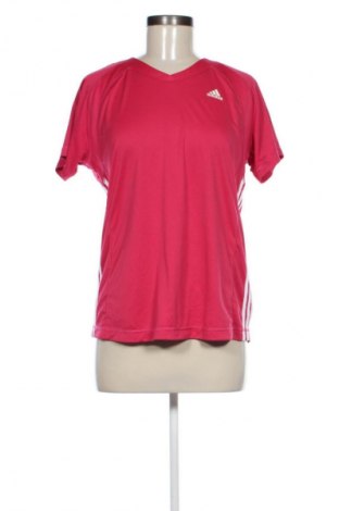 Γυναικείο t-shirt Adidas, Μέγεθος L, Χρώμα Κόκκινο, Τιμή 17,99 €