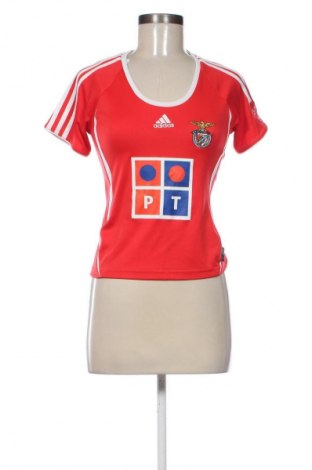 Damen T-Shirt Adidas, Größe S, Farbe Rot, Preis 19,30 €