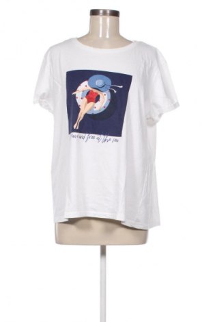 Damen T-Shirt Beloved, Größe 3XL, Farbe Weiß, Preis 8,70 €