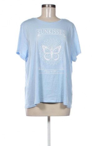 Damen T-Shirt Blind Date, Größe XXL, Farbe Blau, Preis 9,00 €