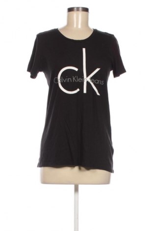 Damen T-Shirt Calvin Klein, Größe S, Farbe Schwarz, Preis 17,39 €