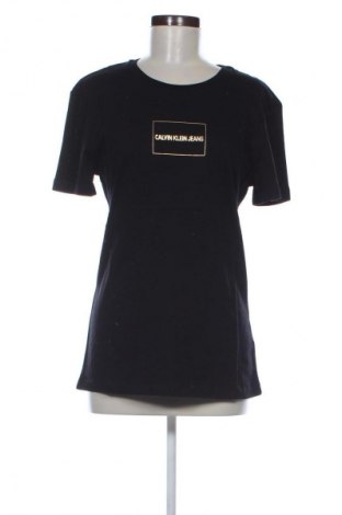Damski T-shirt Calvin Klein Jeans, Rozmiar L, Kolor Czarny, Cena 172,99 zł
