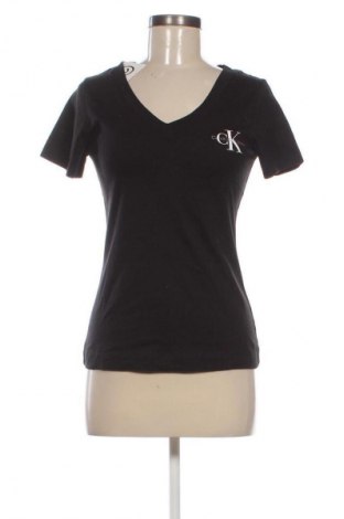 Damen T-Shirt Calvin Klein Jeans, Größe S, Farbe Schwarz, Preis 53,99 €