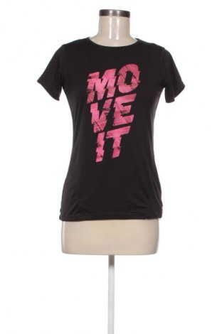 Damen T-Shirt Domyos, Größe S, Farbe Schwarz, Preis 7,99 €