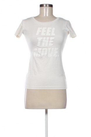 Damski T-shirt Flair, Rozmiar XS, Kolor Beżowy, Cena 39,08 zł
