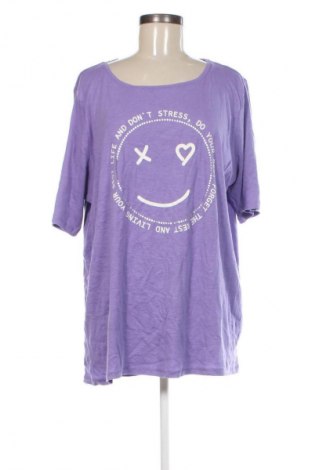 Γυναικείο t-shirt Gina Benotti, Μέγεθος XL, Χρώμα Βιολετί, Τιμή 10,99 €