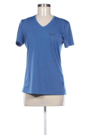 Damen T-Shirt Jack Wolfskin, Größe M, Farbe Blau, Preis 14,00 €