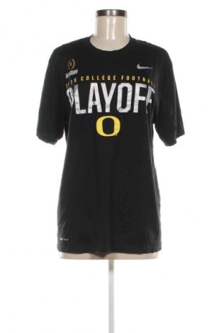 Γυναικείο t-shirt Nike, Μέγεθος L, Χρώμα Μαύρο, Τιμή 17,99 €