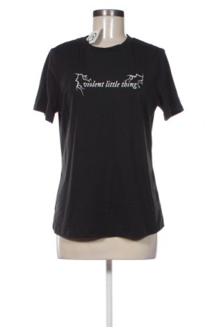 Γυναικείο t-shirt SHEIN, Μέγεθος M, Χρώμα Μαύρο, Τιμή 8,70 €