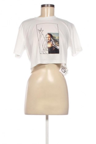 Damen T-Shirt SHEIN, Größe S, Farbe Weiß, Preis 8,99 €