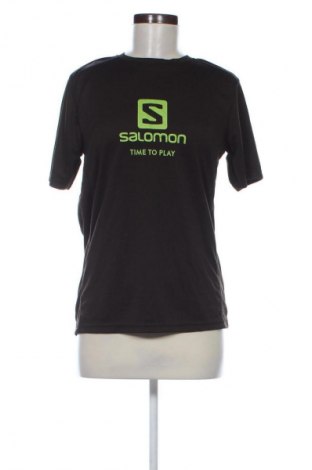 Damen T-Shirt Salomon, Größe M, Farbe Schwarz, Preis 28,99 €