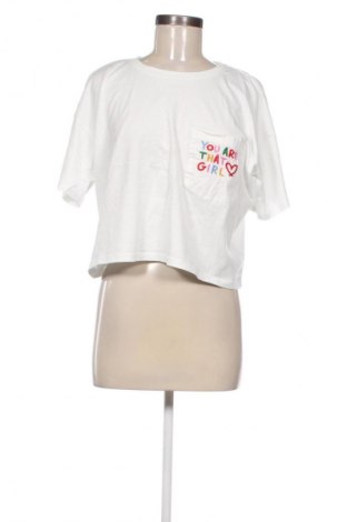 Γυναικείο t-shirt Sinsay, Μέγεθος XL, Χρώμα Λευκό, Τιμή 8,70 €