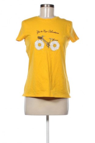 Γυναικείο t-shirt Splash, Μέγεθος M, Χρώμα Κίτρινο, Τιμή 6,99 €