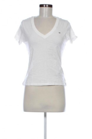 Damski T-shirt Tommy Jeans, Rozmiar L, Kolor Biały, Cena 252,99 zł