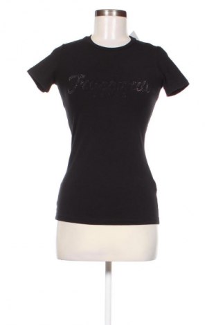 Damen T-Shirt Trussardi Jeans, Größe XS, Farbe Schwarz, Preis 35,40 €