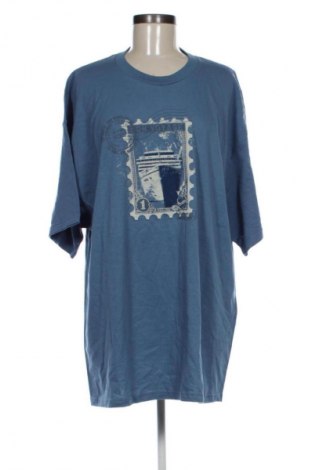 Γυναικείο t-shirt Unbranded, Μέγεθος XXL, Χρώμα Μπλέ, Τιμή 10,99 €