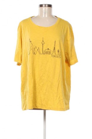 Damski T-shirt Unbranded, Rozmiar 3XL, Kolor Żółty, Cena 55,99 zł