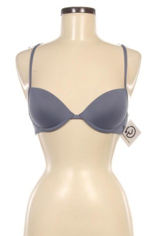 Дамски бански Calvin Klein, Размер S, Цвят Сив, Цена 77,99 лв.