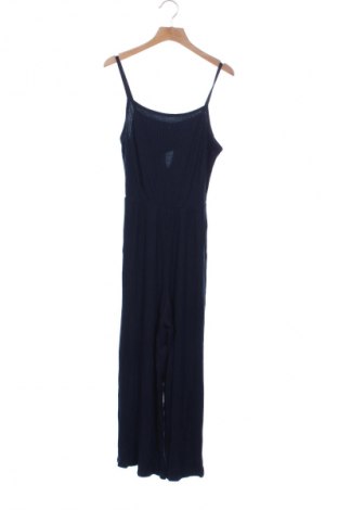 Salopetă lungă de damă Bershka, Mărime XS, Culoare Albastru, Preț 126,00 Lei