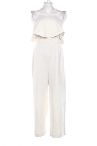 Дамски дълъг гащеризон Zara, Размер M, Цвят Бял, Цена 37,66 лв.