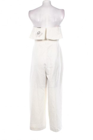 Дамски дълъг гащеризон Zara, Размер M, Цвят Бял, Цена 37,66 лв.