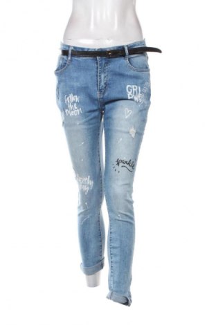 Blugi de femei Gallop, Mărime XL, Culoare Albastru, Preț 107,89 Lei