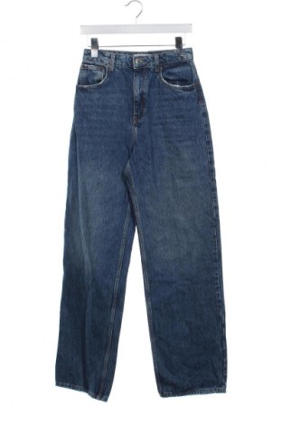 Blugi de femei Pull&Bear, Mărime S, Culoare Albastru, Preț 77,17 Lei