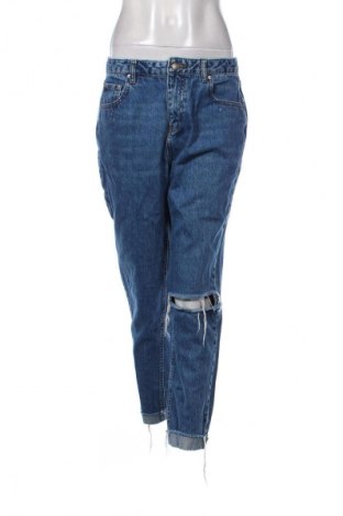 Blugi de femei Pull&Bear, Mărime M, Culoare Albastru, Preț 76,32 Lei