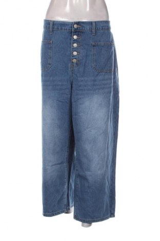 Damskie jeansy SHEIN, Rozmiar XXL, Kolor Niebieski, Cena 95,99 zł