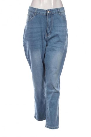 Damskie jeansy SHEIN, Rozmiar 3XL, Kolor Niebieski, Cena 107,86 zł