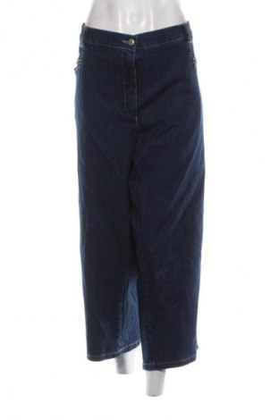 Dámske džínsy  Ulla Popken, Veľkosť 4XL, Farba Modrá, Cena  23,95 €