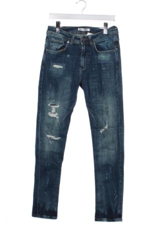 Blugi de femei Zara, Mărime M, Culoare Albastru, Preț 93,99 Lei