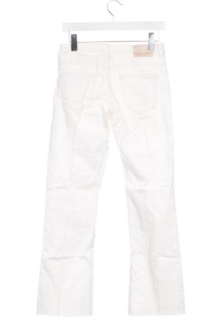 Дамски дънки Zara, Размер S, Цвят Бял, Цена 31,90 лв.