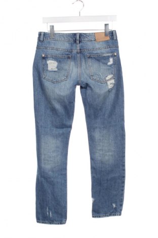 Дамски дънки Zara, Размер M, Цвят Син, Цена 26,98 лв.