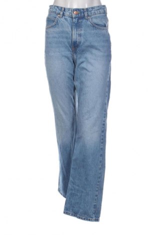 Damskie jeansy Zara, Rozmiar S, Kolor Niebieski, Cena 62,02 zł