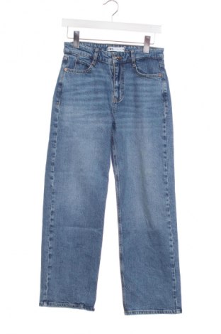 Blugi de femei Zara, Mărime XS, Culoare Albastru, Preț 71,00 Lei