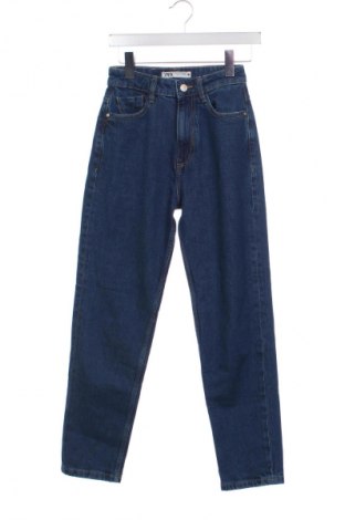 Damskie jeansy Zara, Rozmiar XXS, Kolor Niebieski, Cena 62,07 zł