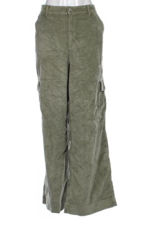 Pantaloni de velvet de femei American Eagle, Mărime XXL, Culoare Verde, Preț 373,99 Lei