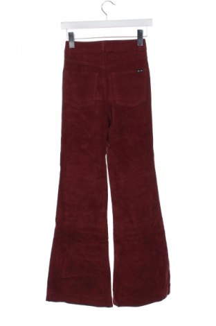 Pantaloni de velvet de femei Ghanda, Mărime XXS, Culoare Roșu, Preț 165,99 Lei