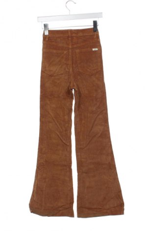 Pantaloni de velvet de femei Ghanda, Mărime XXS, Culoare Maro, Preț 165,99 Lei