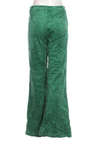 Pantaloni de velvet de femei Ghanda, Mărime M, Culoare Verde, Preț 165,99 Lei