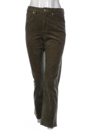 Pantaloni de velvet de femei H&M, Mărime M, Culoare Verde, Preț 76,32 Lei