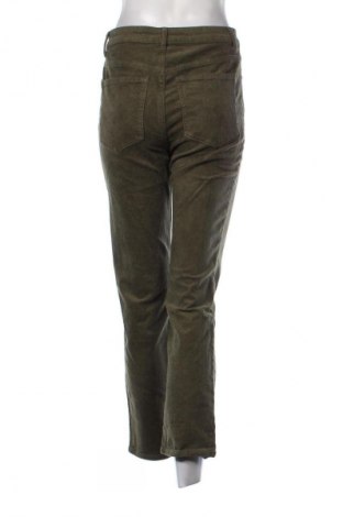 Pantaloni de velvet de femei H&M, Mărime M, Culoare Verde, Preț 76,32 Lei