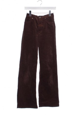 Дамски джинси H&M Divided, Размер XS, Цвят Кафяв, Цена 29,99 лв.