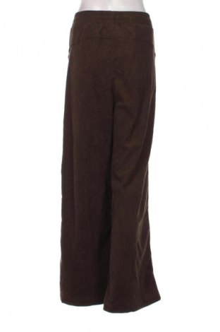 Pantaloni de velvet de femei Halara, Mărime XL, Culoare Maro, Preț 100,99 Lei