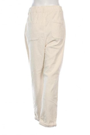 Pantaloni de velvet de femei Kiabi, Mărime XXL, Culoare Ecru, Preț 158,99 Lei