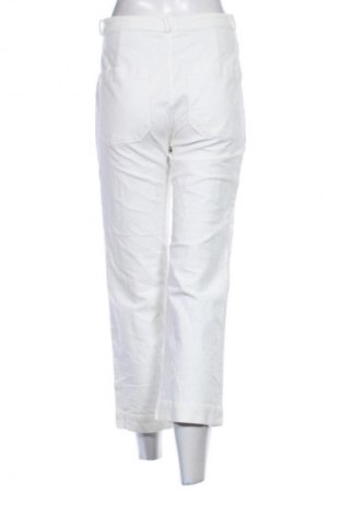 Pantaloni de velvet de femei Massimo Dutti, Mărime M, Culoare Alb, Preț 234,99 Lei