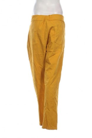 Pantaloni de velvet de femei Moonshine, Mărime XXL, Culoare Galben, Preț 165,99 Lei