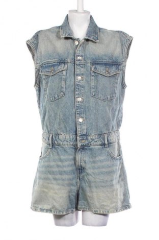 Kurzer Damenoverall Bershka, Größe L, Farbe Blau, Preis 20,00 €